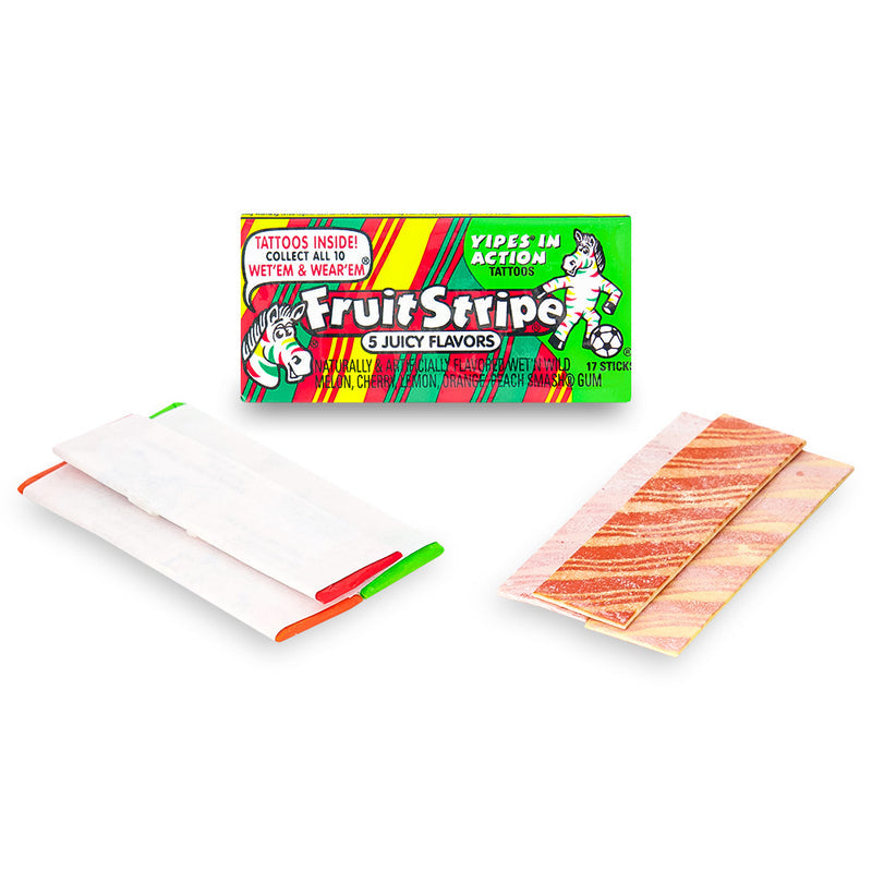 Fruit Stripe Gum - 5 Juicy Flavours 51 g