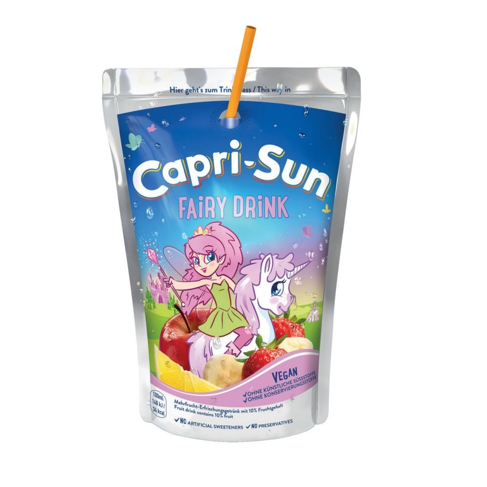 Capri-Sun Fairy Drink 200 ml Canada Snaxies Exotic Drink