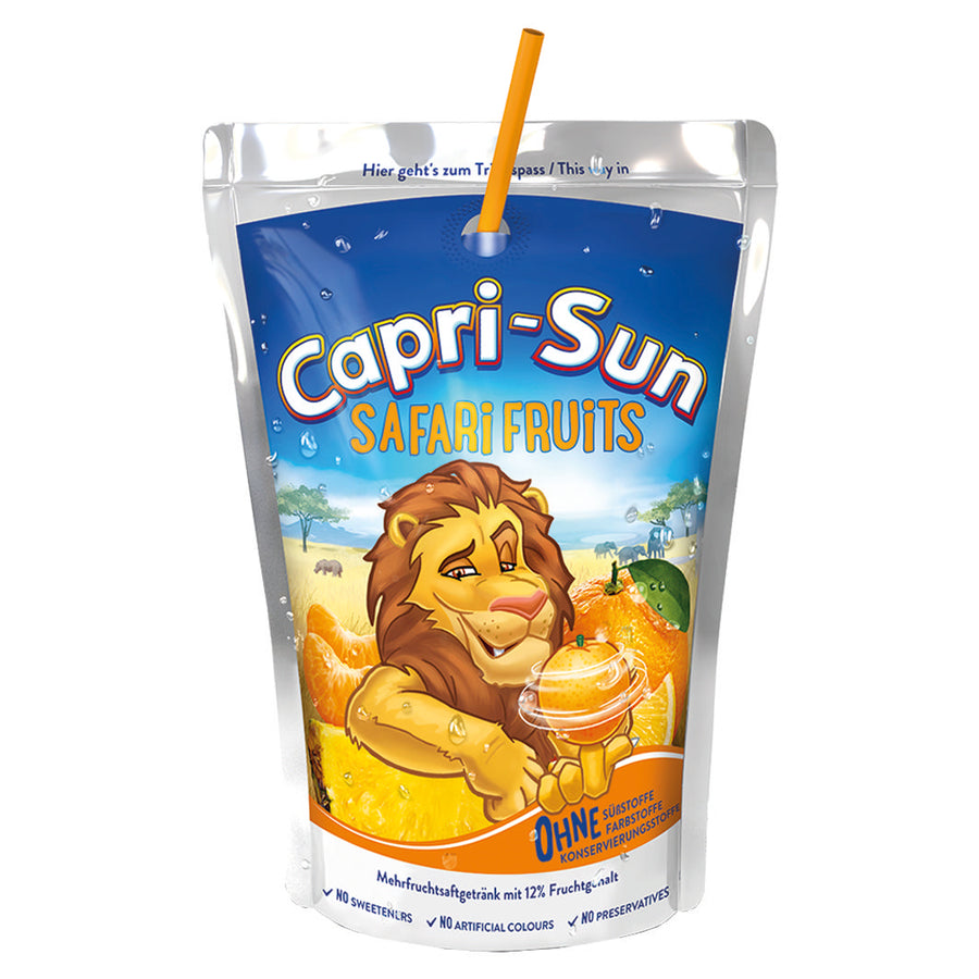 Capri-Sun Safari Fruits 200 ml Canada Exotic Drinks Snaxies