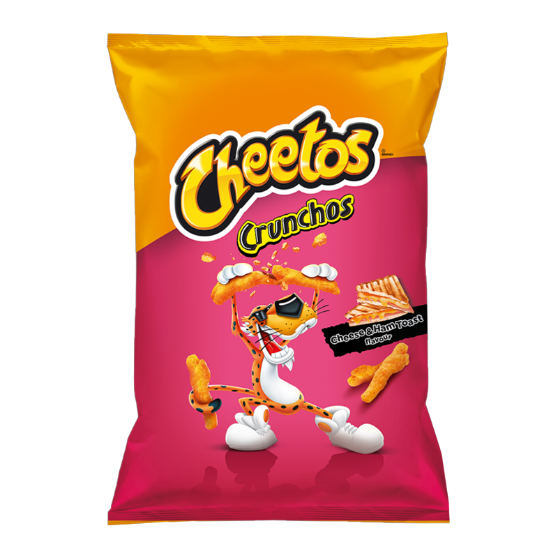 Cheetos Crunchos Cheese & Ham Toast 165 g Imported Exotic Chips Canada Snaxies