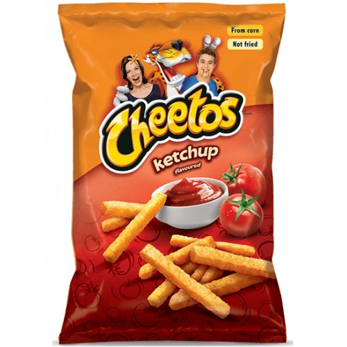 Cheetos Ketchup Sticks 150 g Europe Exotic Chips Snaxies Montreal Canada