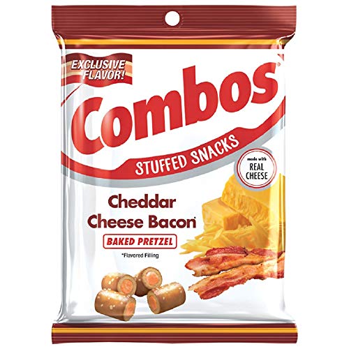 Combos Cheddar Cheese Bacon Baked Pretzel 179 g - United States - Snaxies