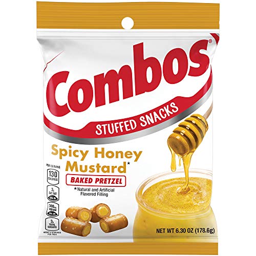 Combos Spicy Honey Mustard Baked Pretzel 179 g - United States - Snaxies