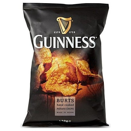 Burts Crisps Guinness Potato Chips 40 g Exotic Chips UK Snaxies Montreal Canada