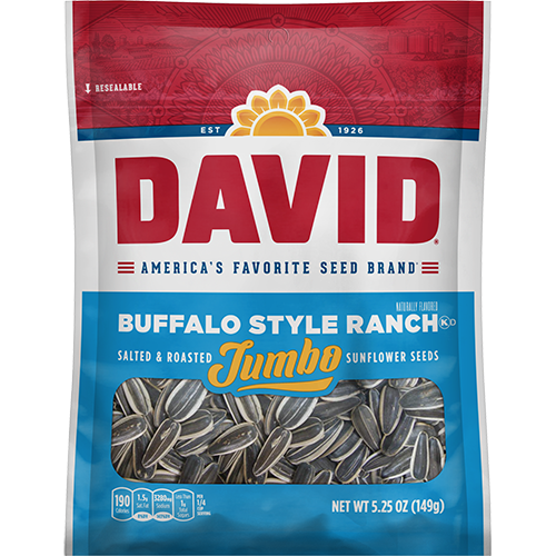 David Jumbo Buffalo Style Ranch 149 g Imported Exotic Snack Montreal Quebec Canada Snaxies
