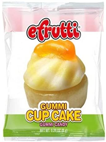 eFrutti Gummi Cupcake 8 g Exotic Candy Snaxies Montreal Canada