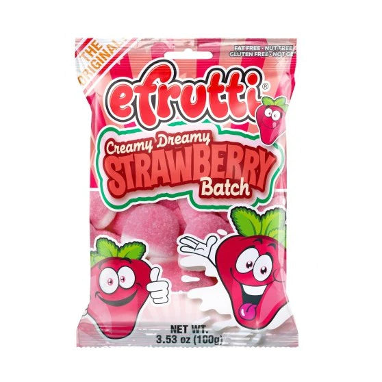 eFrutti Creamy Dreamy Strawberry Batch 100 g Snaxies Exotic Candy Montreal