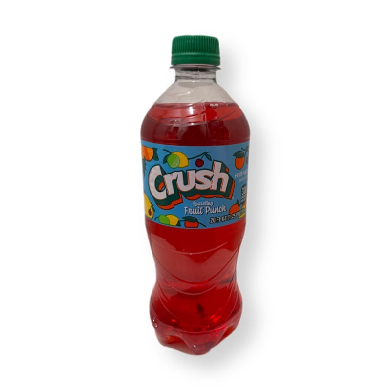 Crush Sparkling Fruit Punch Bottle 591 ml Snaxies Exotic Drinks Montreal Canada