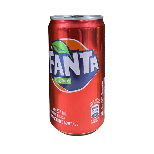 Fanta Big Red 237 ml Imported Exotic Drinks Montreal Quebec Canada Snaxies