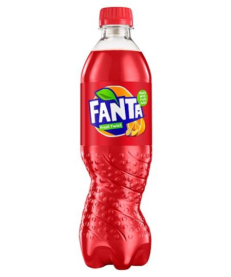 Fanta Fruit Twist 500 ml Exotic Pop Soft Drink Soda UK Snaxies Canada