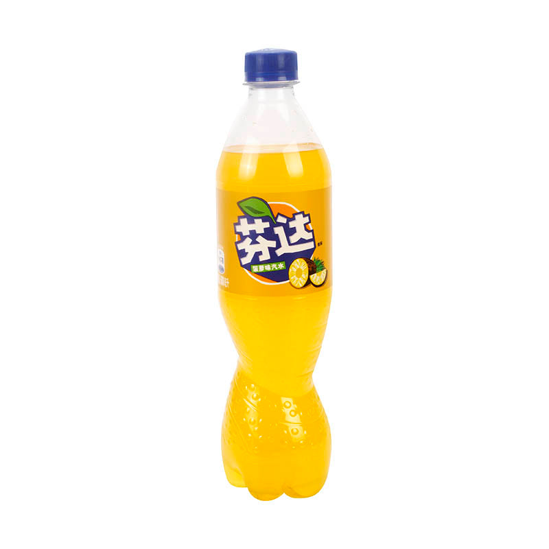 Chinese Fanta Pineapple 500 ml Snaxies Exotic Drinks Montreal Canada