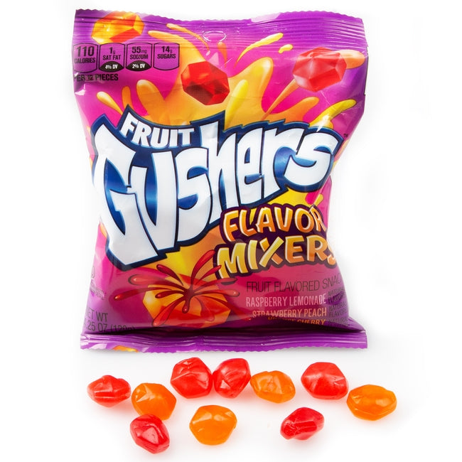 Fruit Gushers Flavour Mixers 120 g Snaxies Exotic Candy Montreal Quebec Canada