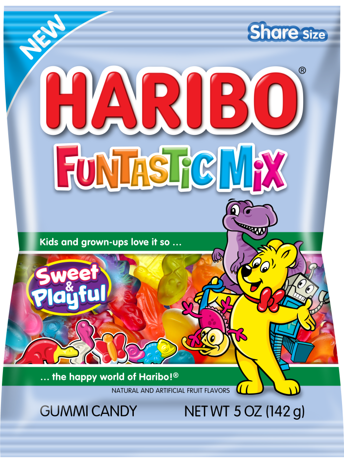 Haribo Funtastic Mix 142 g Snaxies Exotic Candy Montreal Canada