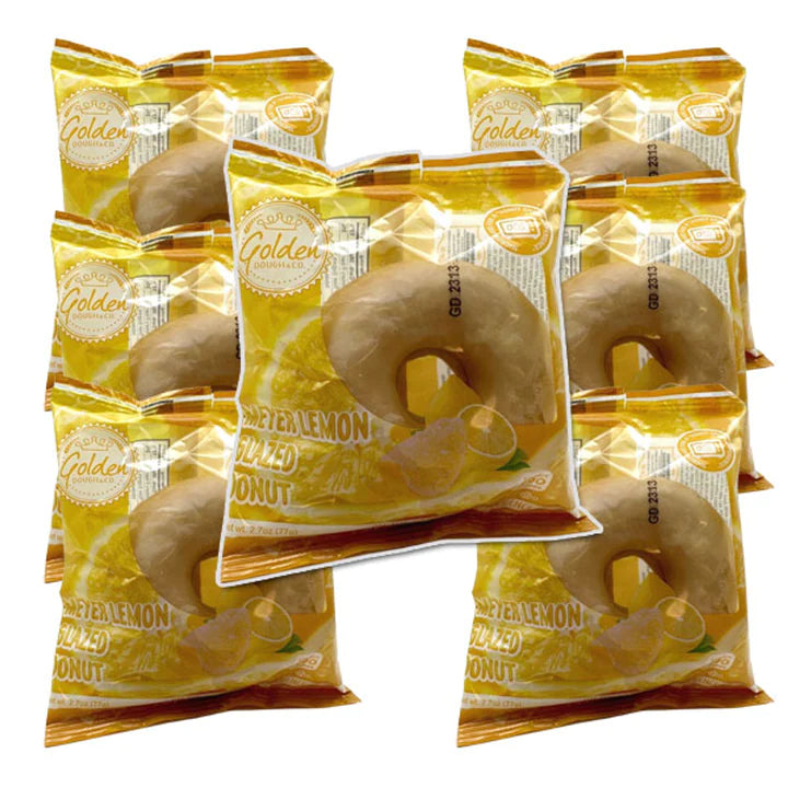 Golden Dough Lemon Glazed Donuts 77 g Imported Exotic Snack Montreal Quebec Canada Snaxies