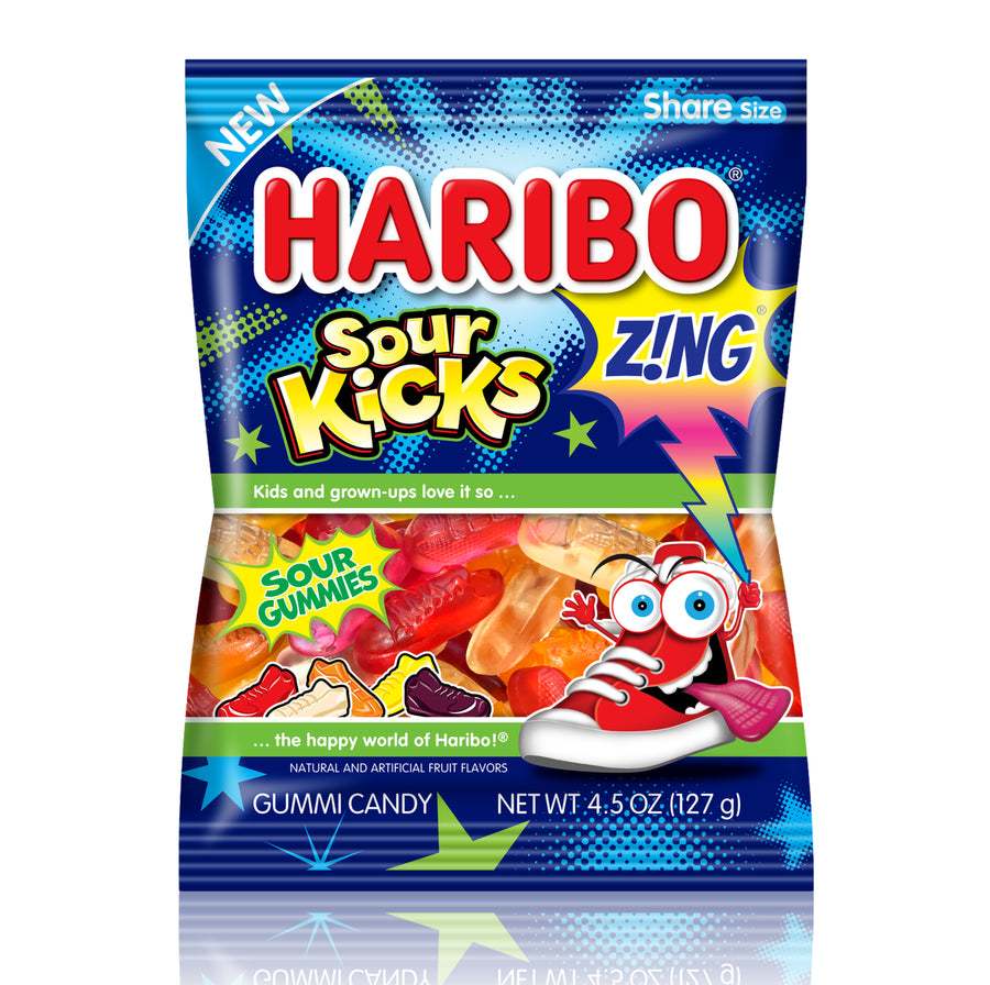 Haribo Zing Sour Kicks 127 g Snaxies Exotic Candy Montreal Quebec Canada