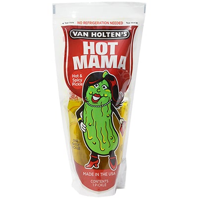 Van Holten's King Hot Mama 200 g Snaxies Exotic Pickles Montreal Canada