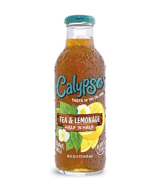 Calypso Half 'n Half Tea & Lemonade 473 ml Snaxies Exotic Juice Montreal