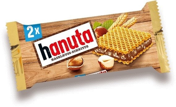 Ferrero Hanuta Duo 44 g - Snaxies Imported Exotic Snack Europe Montreal Canada 