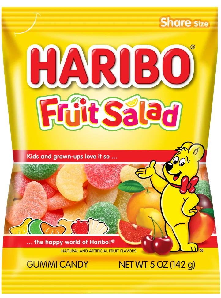 Haribo Fruit Salad 142 g Snaxies Exotic Candy Montreal Canada