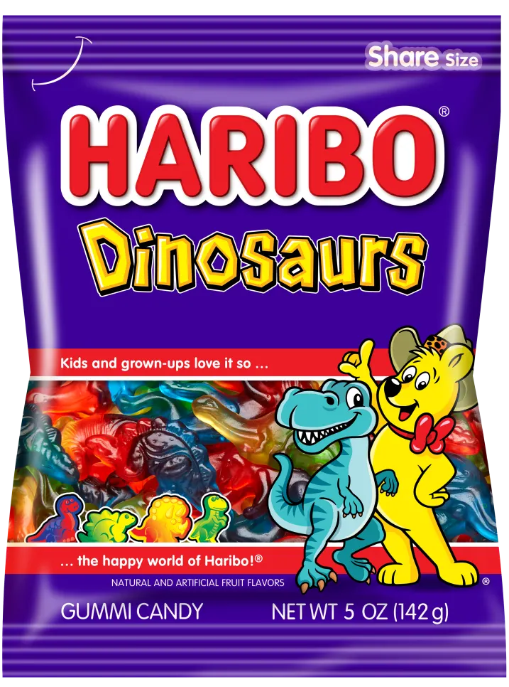 Haribo Dinosaurs 142 g Exotic Candy Store Montreal Quebec Canada Snaxies