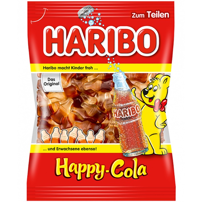 Haribo Happy Cola 200 g - Snaxies
