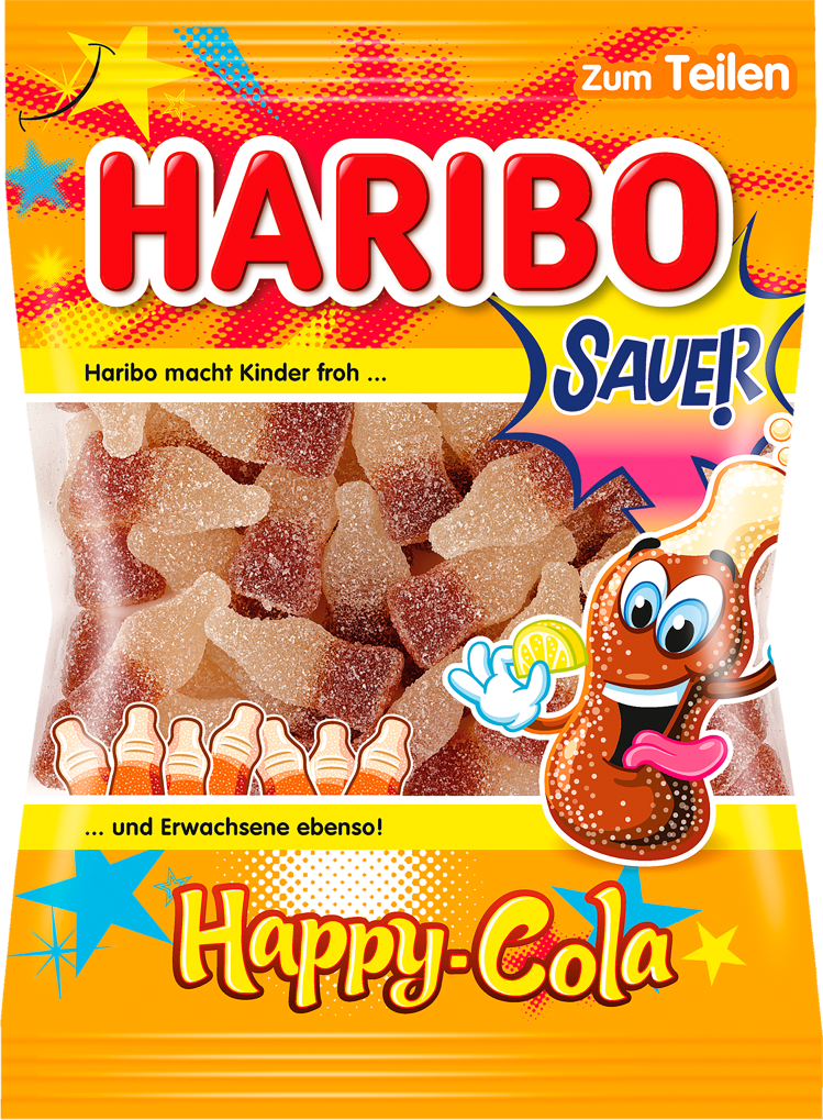 Haribo Happy Cola Sauer 175 g