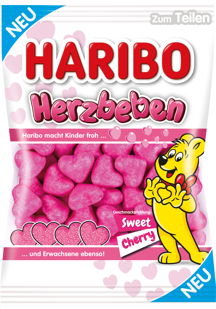 Haribo Herzbeben 175 g Exotic Candy Snacks Snaxies