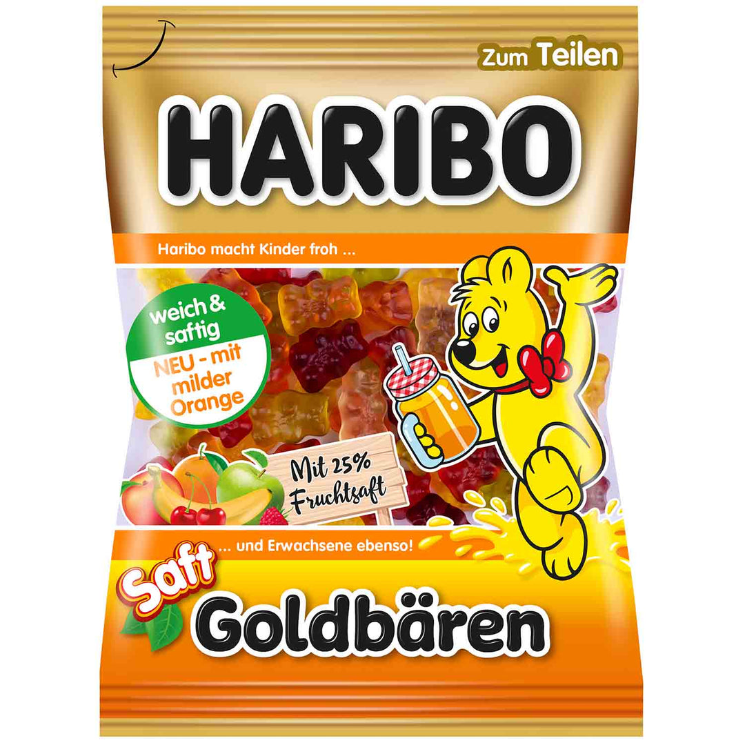 Haribo Saft Goldbaren 175 g - Exotic Candy - Snaxies