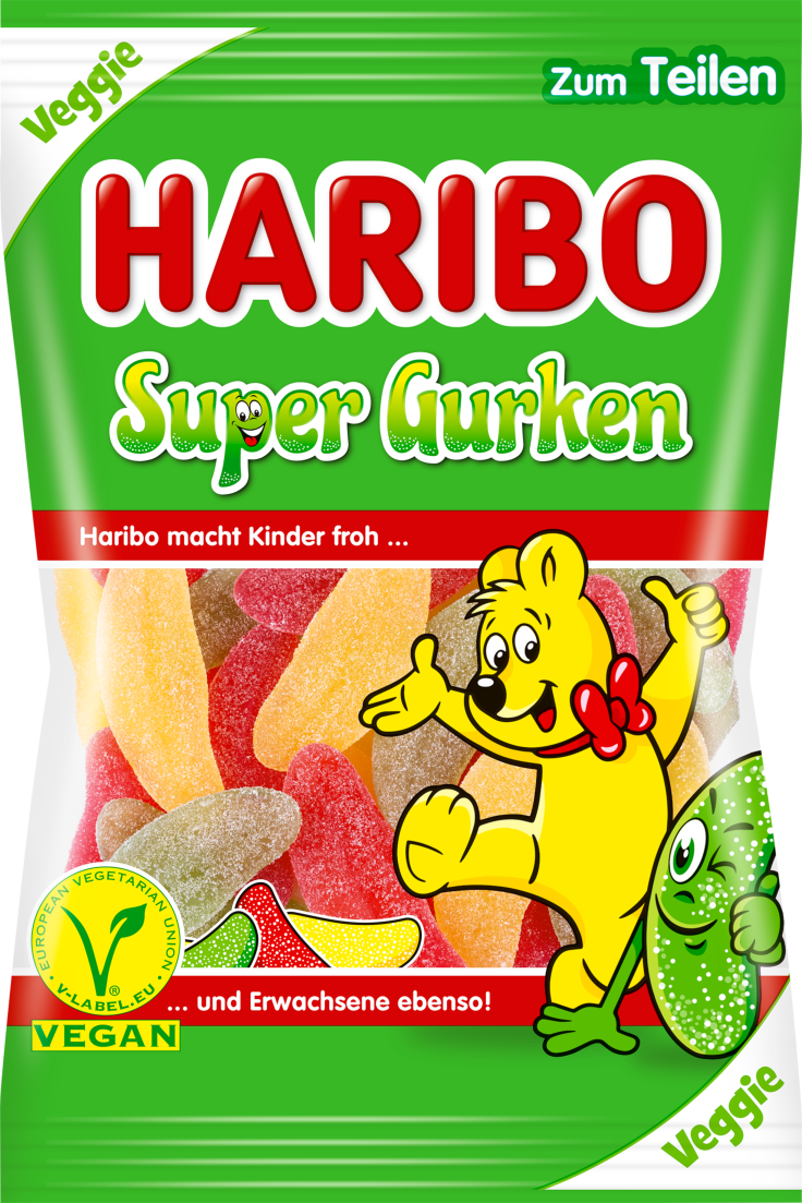 Haribo Super Gurken 200 g - Exotic Candy - Snaxies