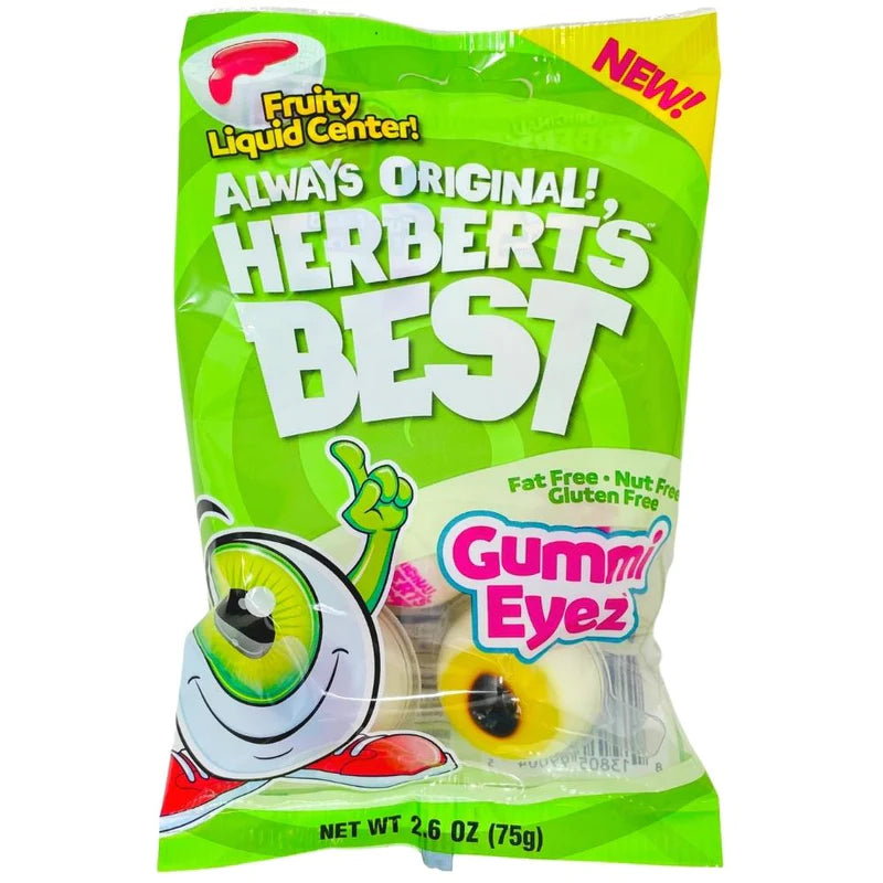 Herbert's Best Gummi Eyez Bag 75 g Snaxies Exotic Candy Montreal