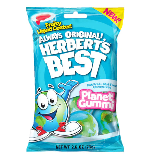 Herbert's Best Planet Gummi Bag 75 g Snaxies Exotic Candy Montreal 