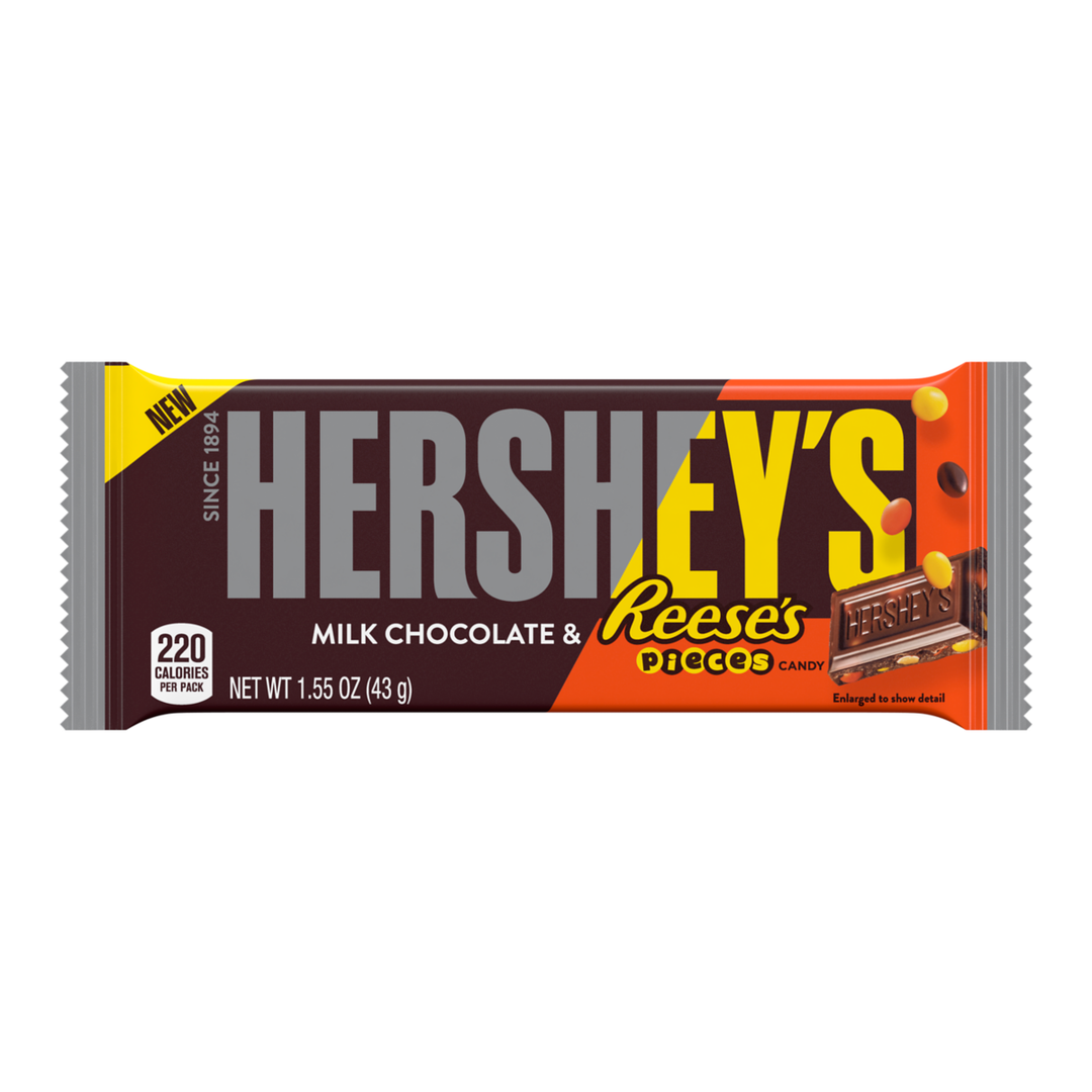 Barre de chocolat au lait Hershey's et morceaux de Reese's 43 g