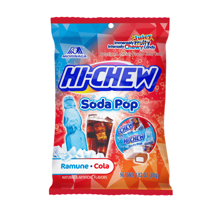 Morinaga Hi-Chew Soda Pop Candy 80 g Exotic Candy Montreal Quebec Canada Snaxies