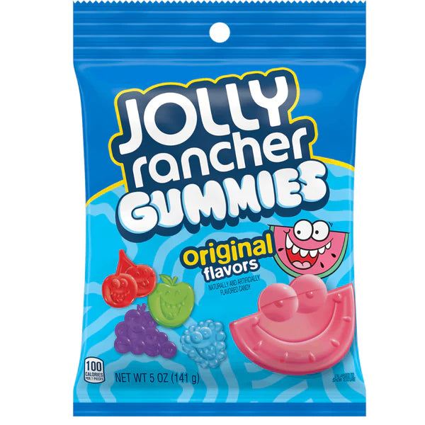 Jolly Rancher Gummies Original Flavours 141 g Snaxies Exotic Candy Montreal Canada