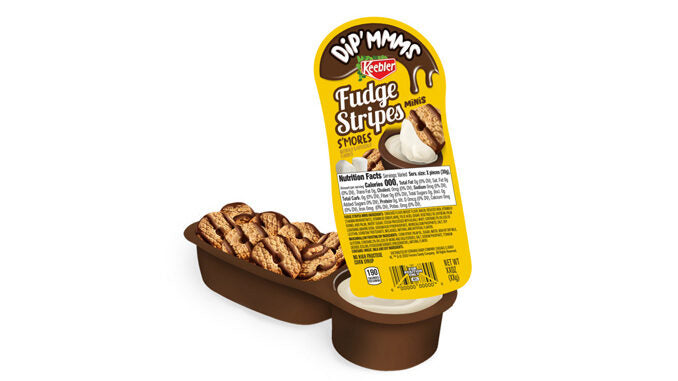 Keebler Fudge Stripes Mini Dip'mmms S'mores 42 g Snaxies Exotic Cookies Montreal Canada