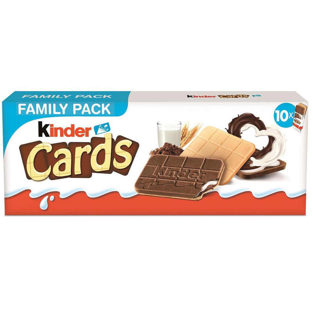Kinder Cards 256 g Imported Exotic Snacks Canada Snaxies
