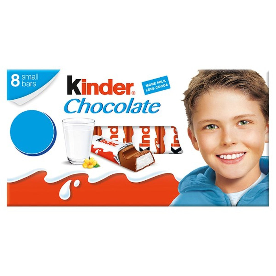 Kinder Chocolate (8) 100 g Exotic Chocolate Snaxies Montreal Canada