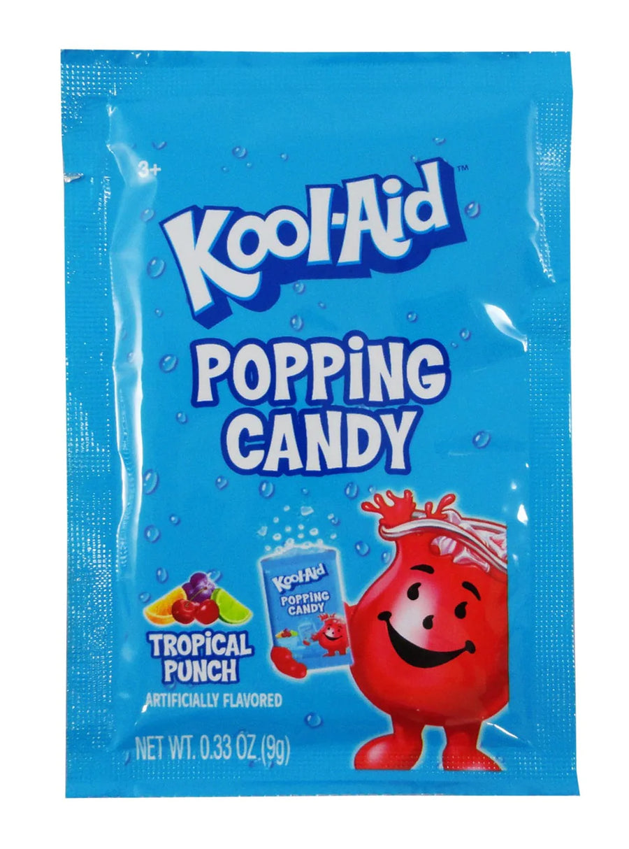 Kool-Aid Tropical Punch Popping Candy 9 g Imported Exotic Candy Montreal QUebec Canada Snaxies