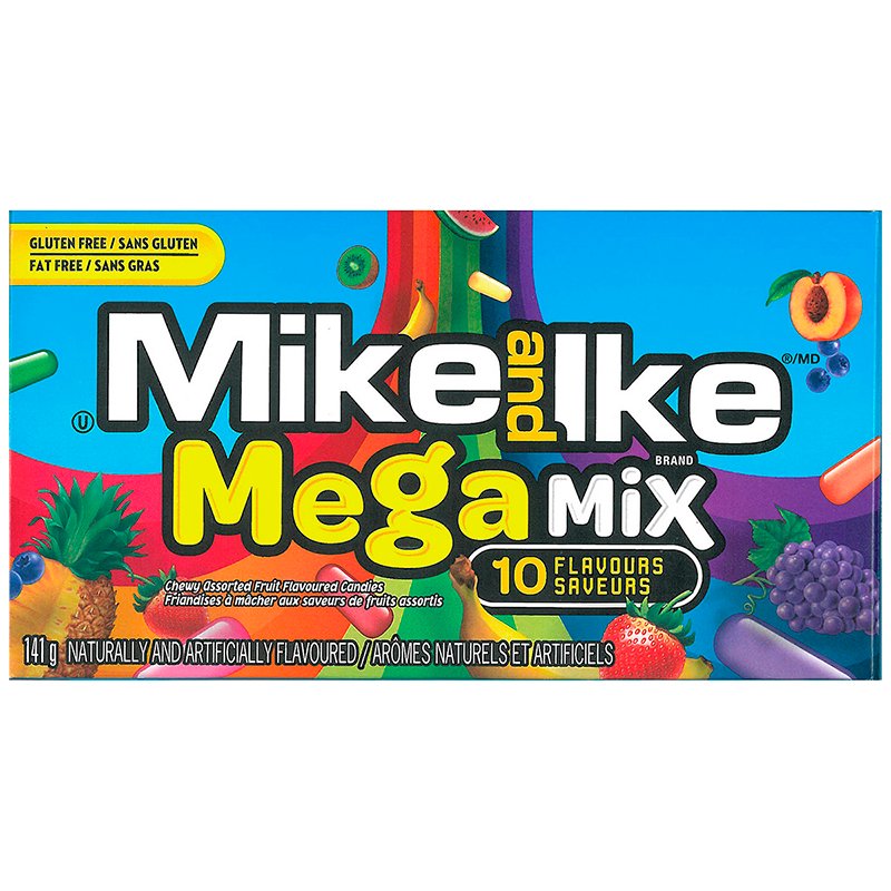 Mike & Ike MegaMix 141 g Snaxies Exotic Candy Montreal Canada