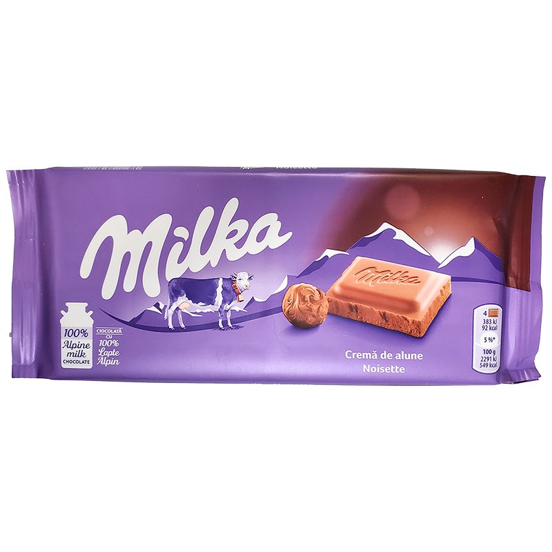 Milka Choco Noisette Chocolate Bar 100 g Snaxies Exotic Chocolate Montreal Canada