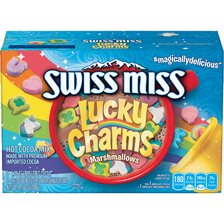 Swiss Miss Lucky Charms Marshmallows Hot Cocoa Mix 260 g Snaxies Exotic Chocolate Montreal Canada