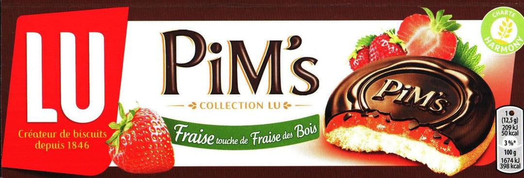 LU Pim's Strawberry Cookies 150 g Snaxies Exotic Snacks Montreal Quebec Canada