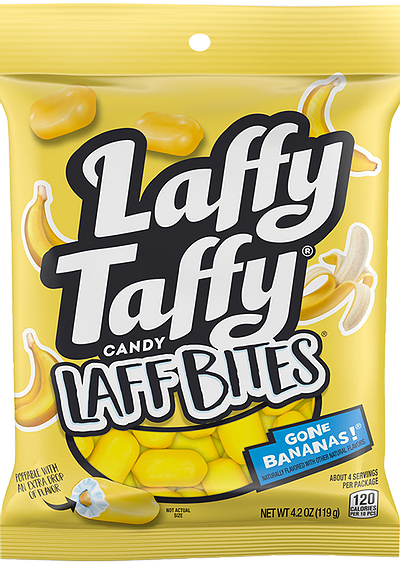 Laffy Taffy Laff Bites Gone Bananas 119 g Exotic Candy Snaxies