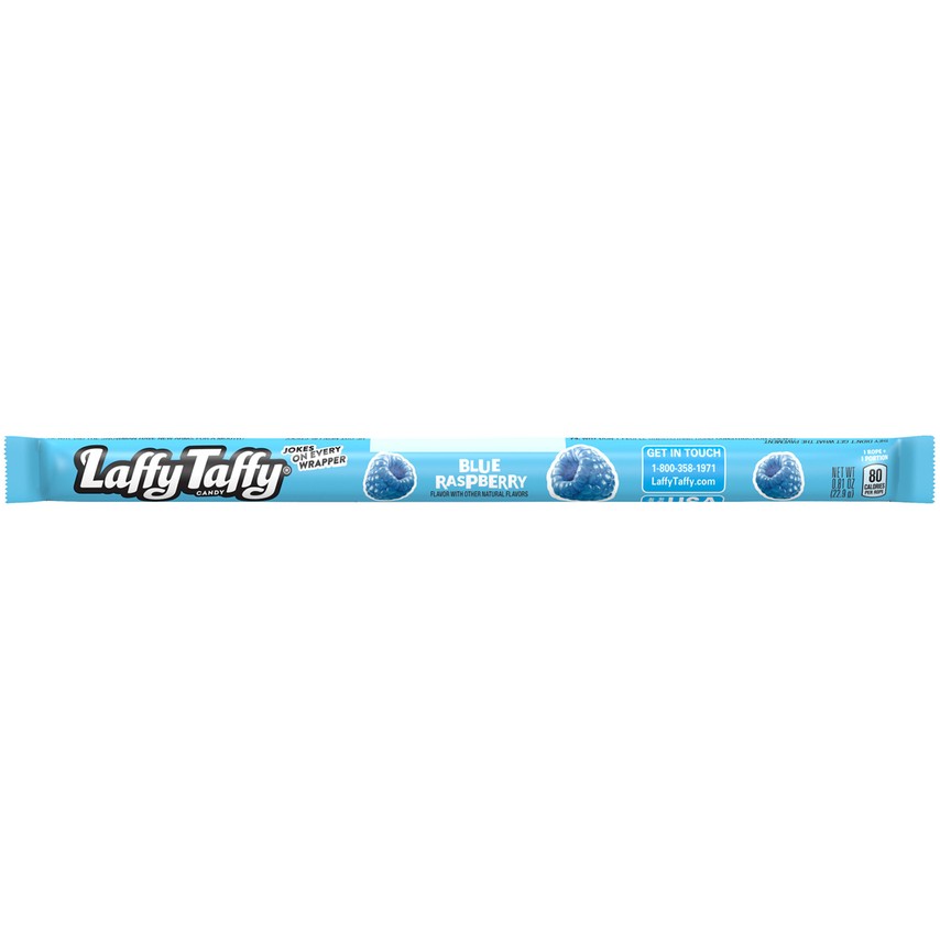 Laffy Taffy Rope Blue Raspberry 22.9 g Exotic Candy Snacks