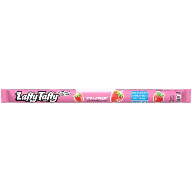 Laffy Taffy Rope Strawberry 22.9 g Exotic Candy Snacks
