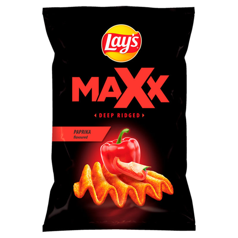 Lay's MAXX Paprika 130 g Imported Exotic Chips Snaxies Canada