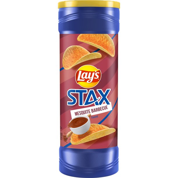 Lay's Stax Mesquite Barbecue 156 g Snaxies Exotic Snacks Montreal Quebec Canada