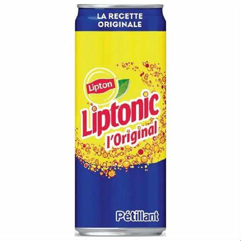 Liptonic l'Original Sparkling Ice Tea 330 ml Snaxies Exotic Drinks Montreal Canada