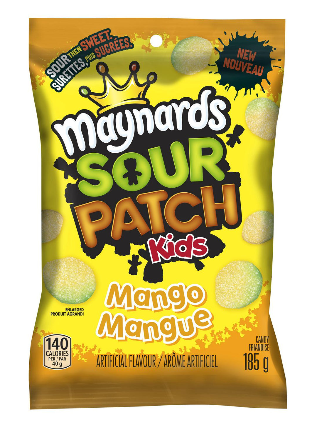 Maynards Sour Patch Kids Mango 185 g - Snaxies
