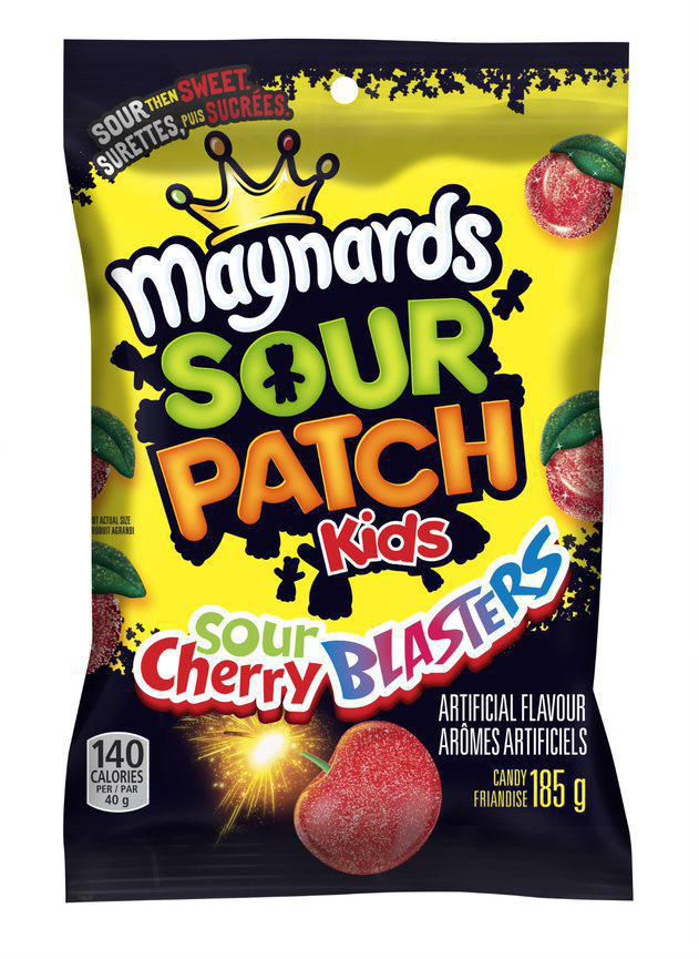 Maynards Sour Patch Kids Sour Cherry Blasters 185 g - Snaxies